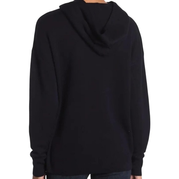 M by Magaschoni Wool Blend Solid Knit Hoodie NWOT - Picture 2 of 9